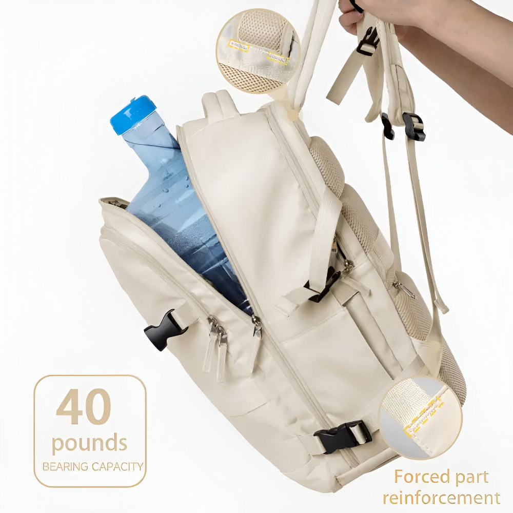 Savvy Multi-Compartment Reisetasche - Rucksack mit Schuhfach - Reise-Rucksack