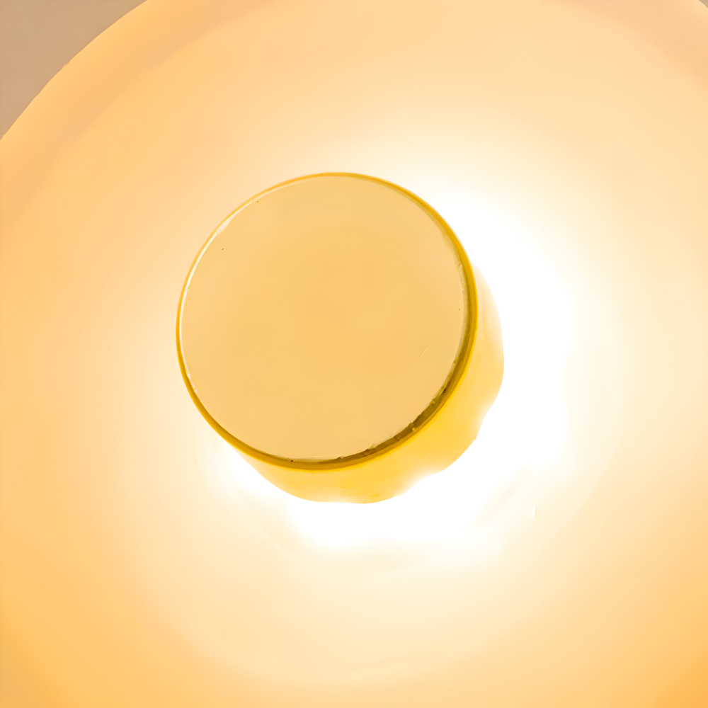 Skandinavisch Inspirierte Gebogene Glas Wandleuchte - LED Wandleuchte für den Innenbereich im Japandi-Design