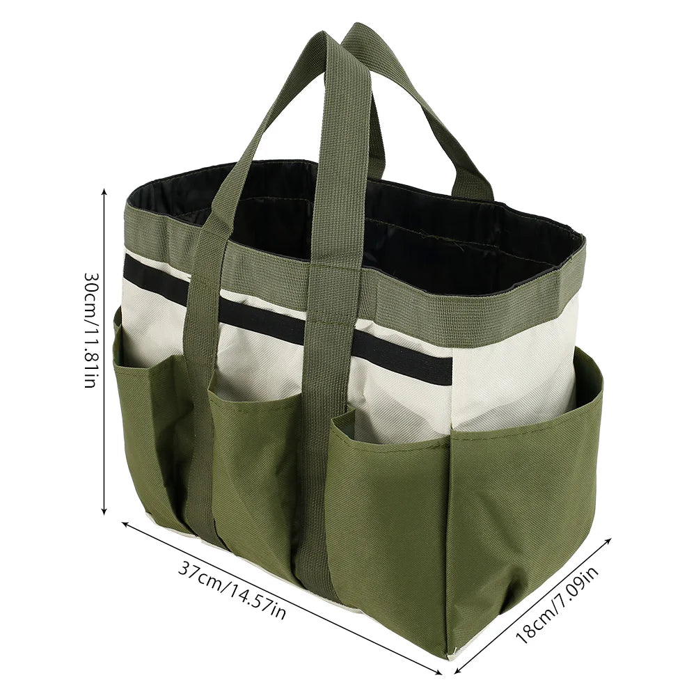 Garten Werkzeugtasche mit Fächern – Robuste Aufbewahrungstasche für Gartenwerkzeug, Pflanzenpflege & Outdoor
