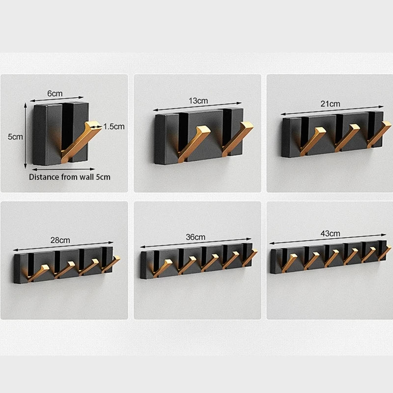 Sento Wandhaken Garderobe | Faltbar, Edelstahl, Minimalistisch 6