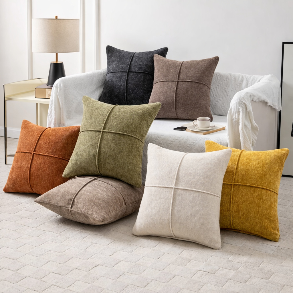 Sera Kissenbezug 40x40 | Weiche Mikrofasermischung, Modernes Design 3
