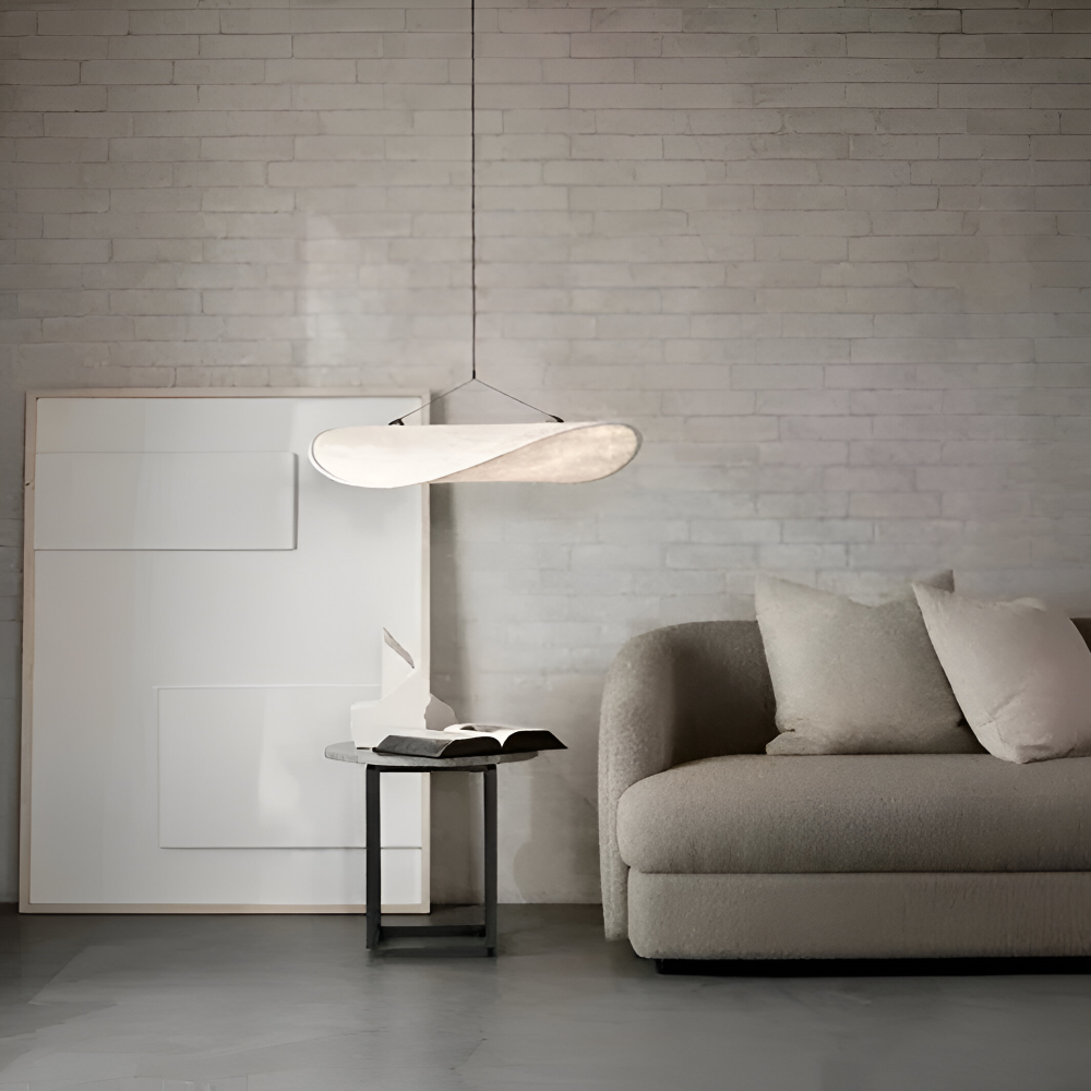 SilkyFab Pendelleuchte - Handgefertigte LED Hängelampe aus Stoff