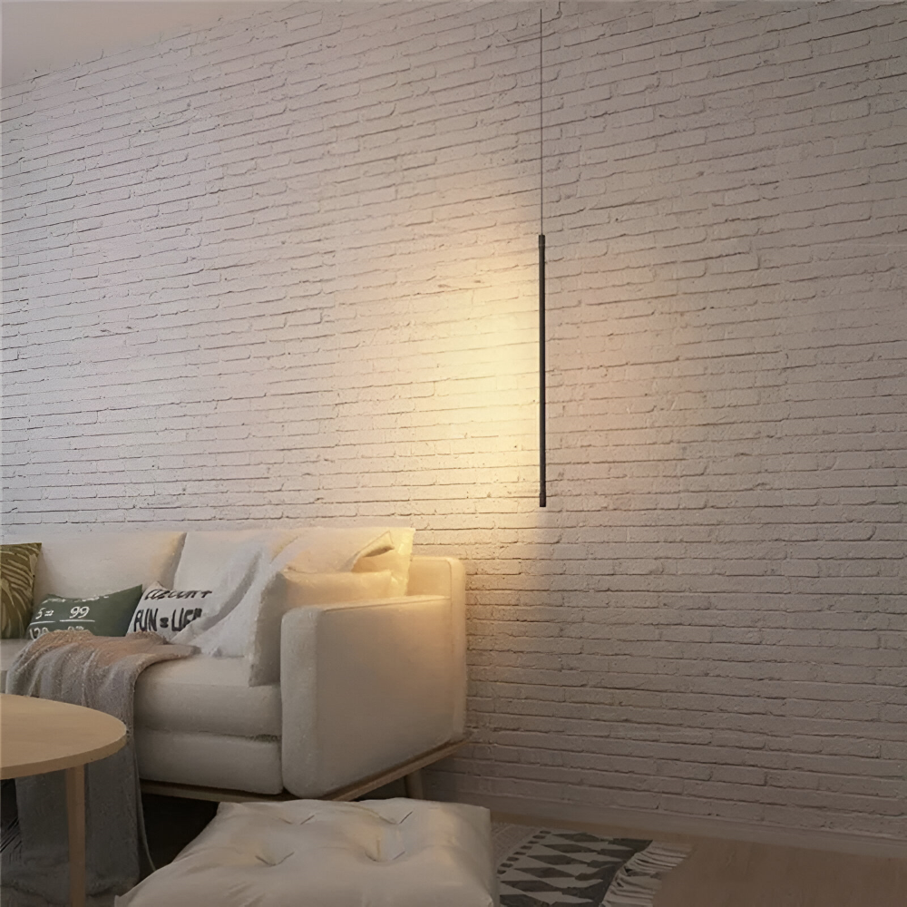 SimplyStrip Pendelleuchte - Elegante Schwarze Lineare LED Hängelampe