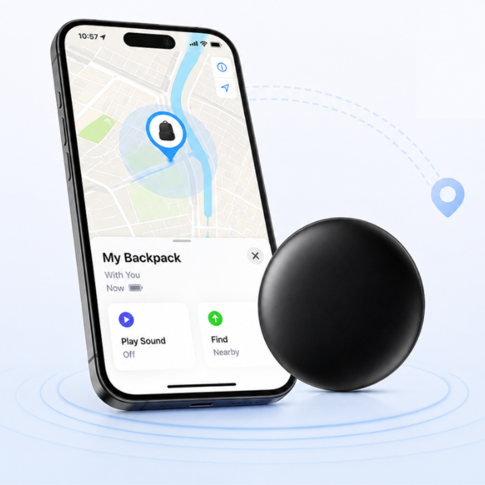 Smart Tag für Apple Find My – Magnetischer Tracker mit Silikonhülle für Auto, Fahrrad, Schlüssel & Gepäck