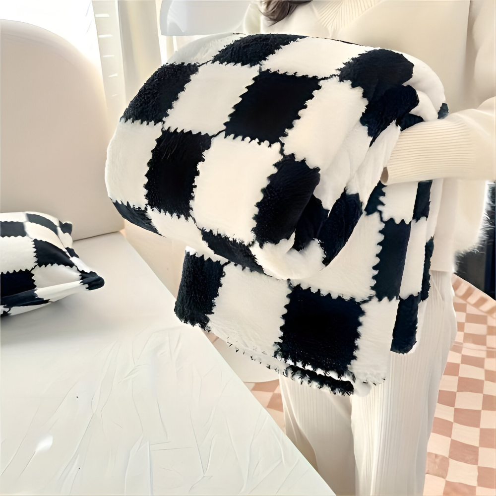 SnugFuz Plaid - Niedliche und Farbenfrohe Karierte Fleece Blanket