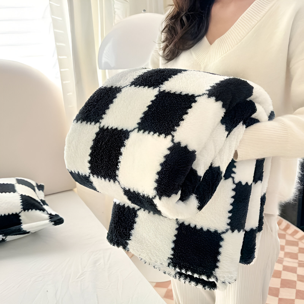 SnugFuz Plaid - Niedliche und Farbenfrohe Karierte Fleece Blanket