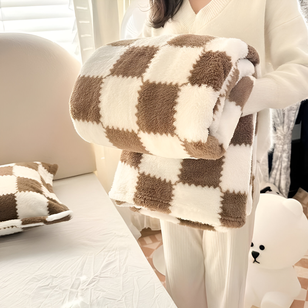 SnugFuz Plaid - Niedliche und Farbenfrohe Karierte Fleece Blanket