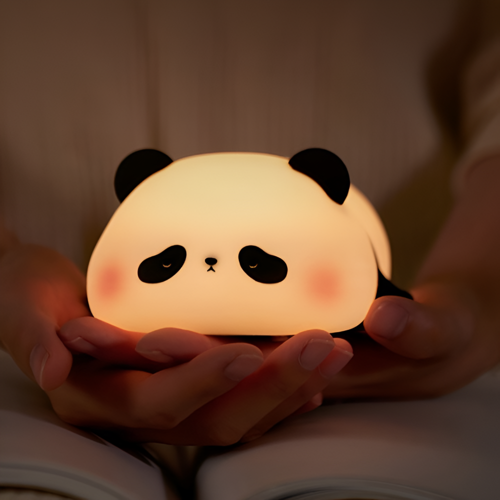 Soft Glow Panda LED Nachtlicht - Wiederaufladbares Kinder-Nachtlicht