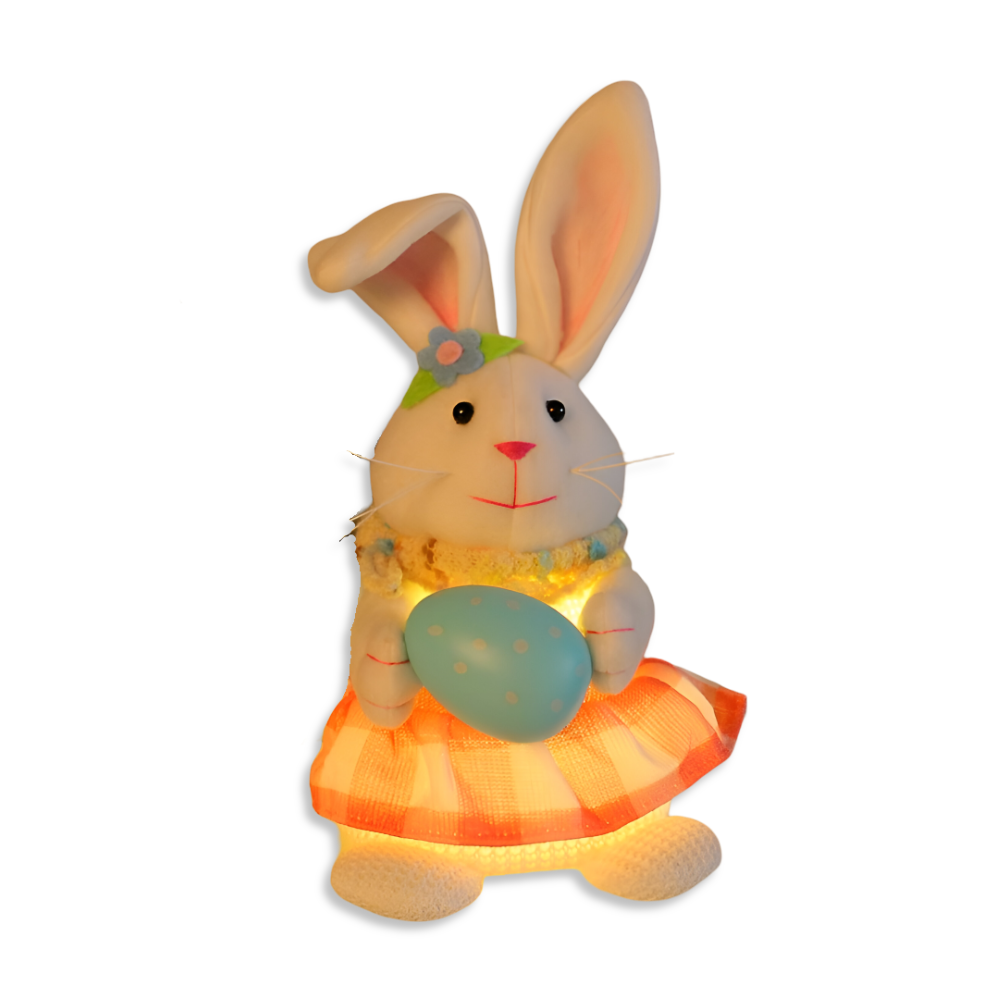 SoftiGlow Osterhase - LED Hase Gnom Osterdeko