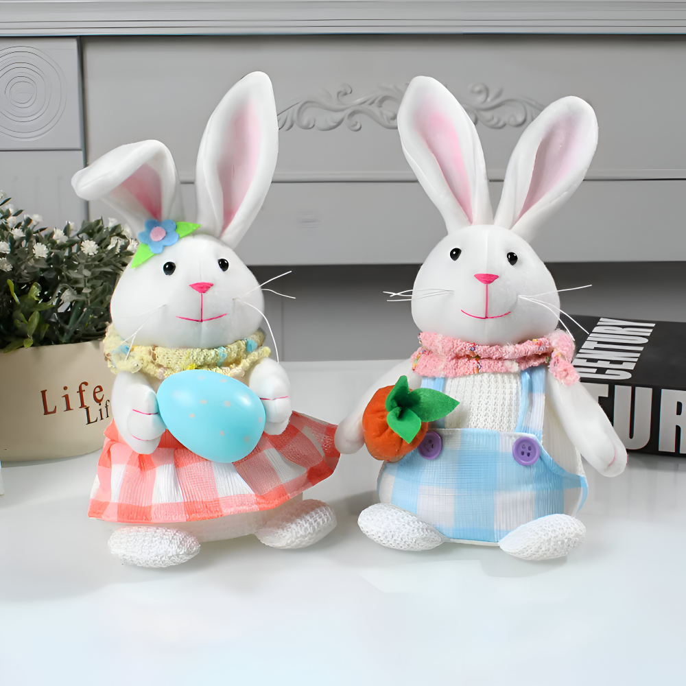 SoftiGlow Osterhase - LED Hase Gnom Osterdeko