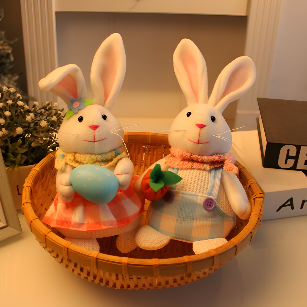 SoftiGlow Osterhase - LED Hase Gnom Osterdeko