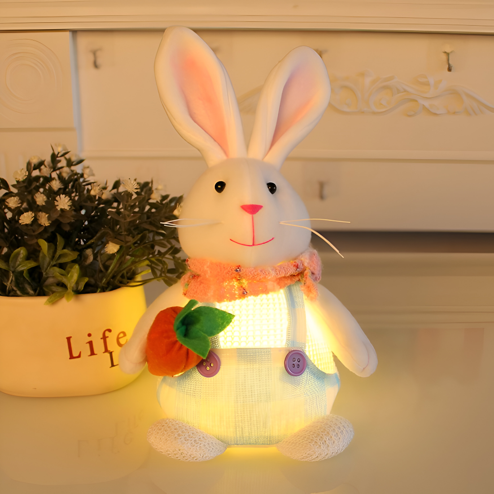 SoftiGlow Osterhase - LED Hase Gnom Osterdeko