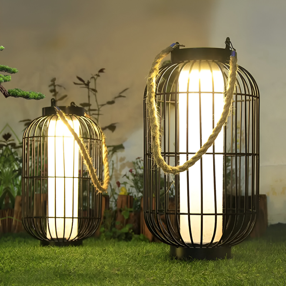 Solarlampe LED Licht - Solarbetriebene Gartenlampe für umweltfreundliche Beleuchtung
