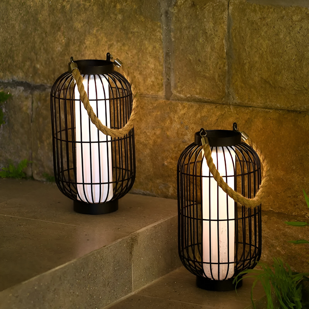 Solarlampe LED Licht - Solarbetriebene Gartenlampe für umweltfreundliche Beleuchtung