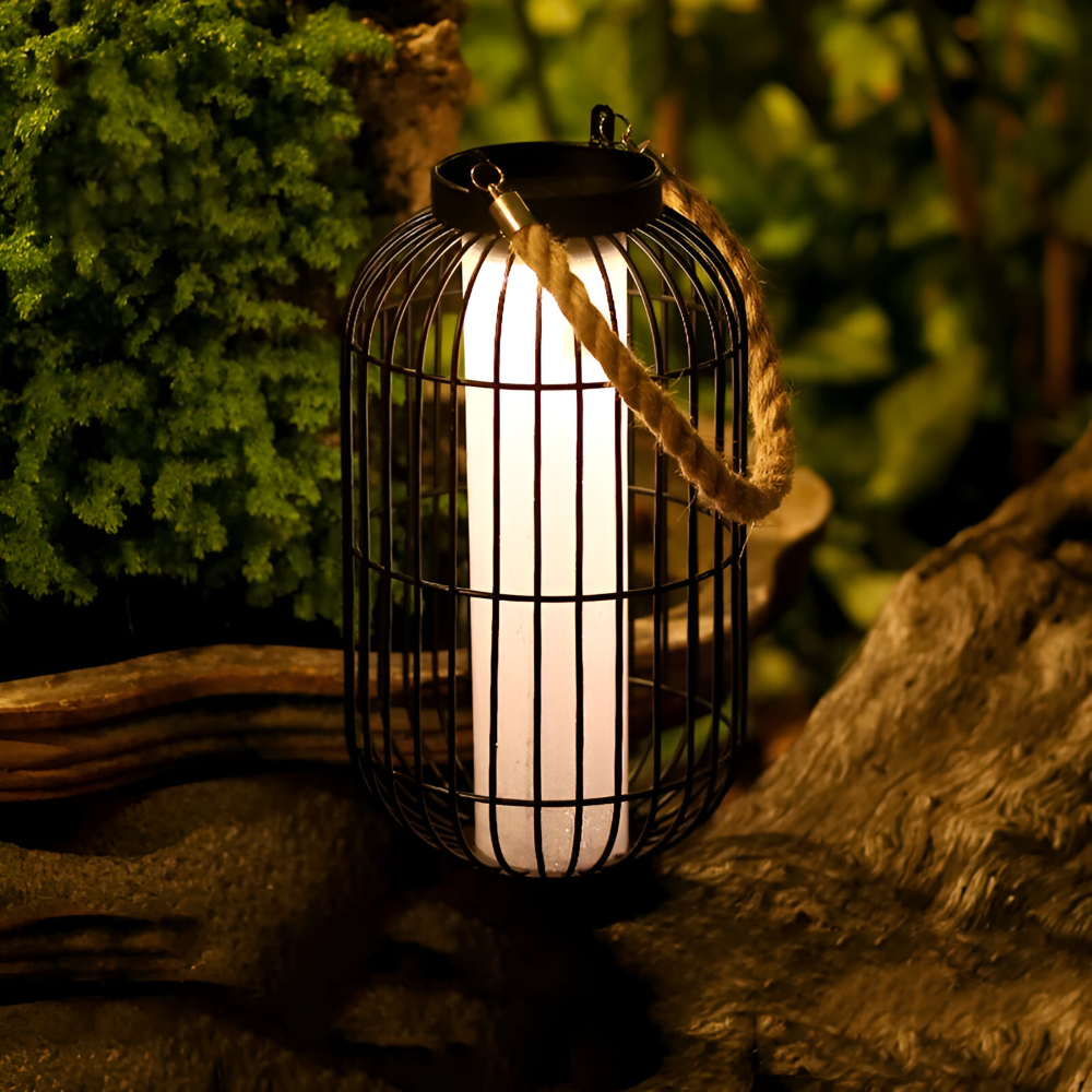 Solarlampe LED Licht - Solarbetriebene Gartenlampe für umweltfreundliche Beleuchtung
