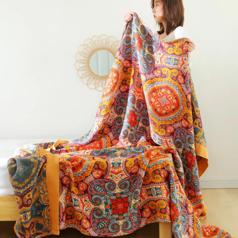 Soleil Boho Wendedecke | Kühlende Faser, Atmungsaktiv 1