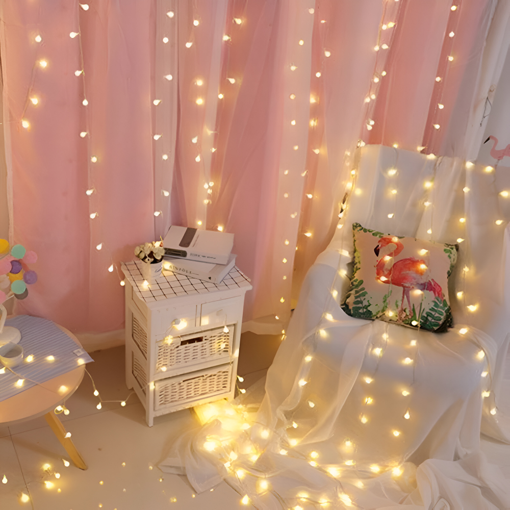 Sparkle Lichterkette - Dekorative Kugel, Blumen, Stern, Schneeflocke LED String Lights