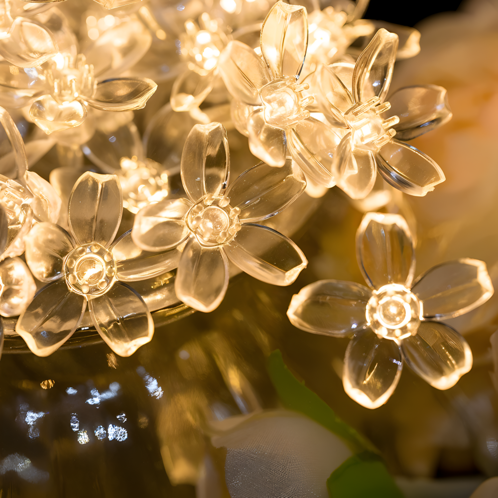 Sparkle Lichterkette - Dekorative Kugel, Blumen, Stern, Schneeflocke LED String Lights