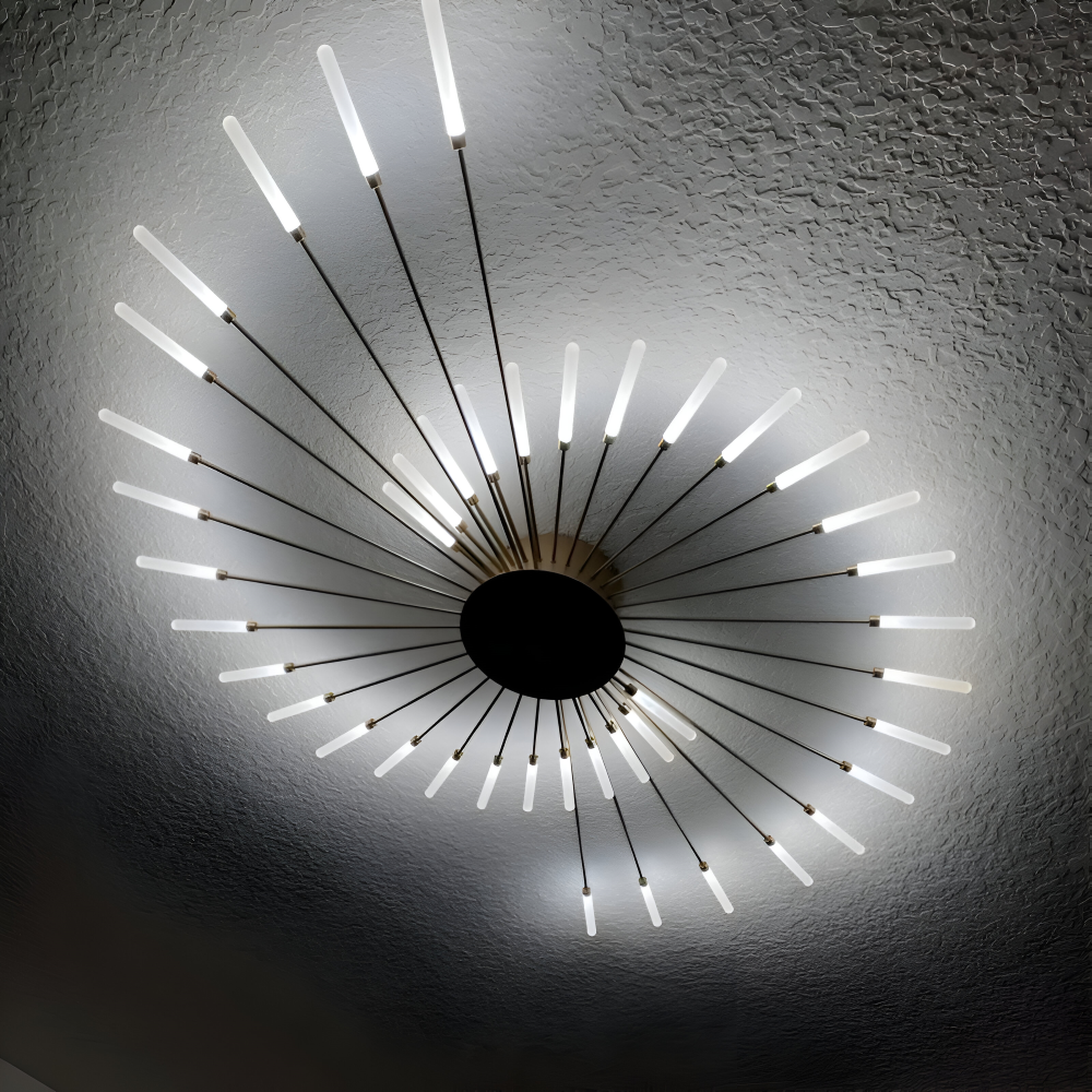 SpiraBright - Luxuriöses Feuerwerk Design Nordische LED Deckenleuchte