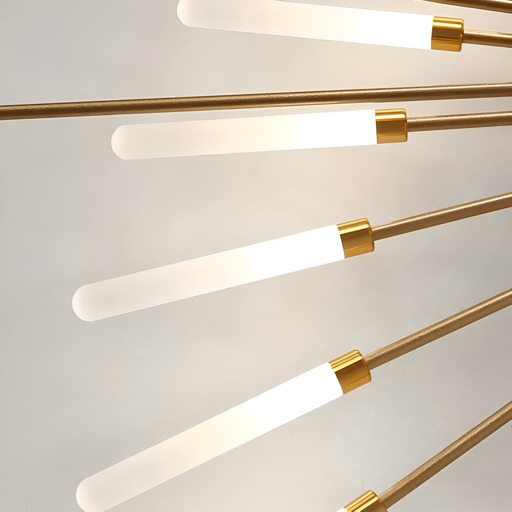 SpiraBright - Luxuriöses Feuerwerk Design Nordische LED Deckenleuchte