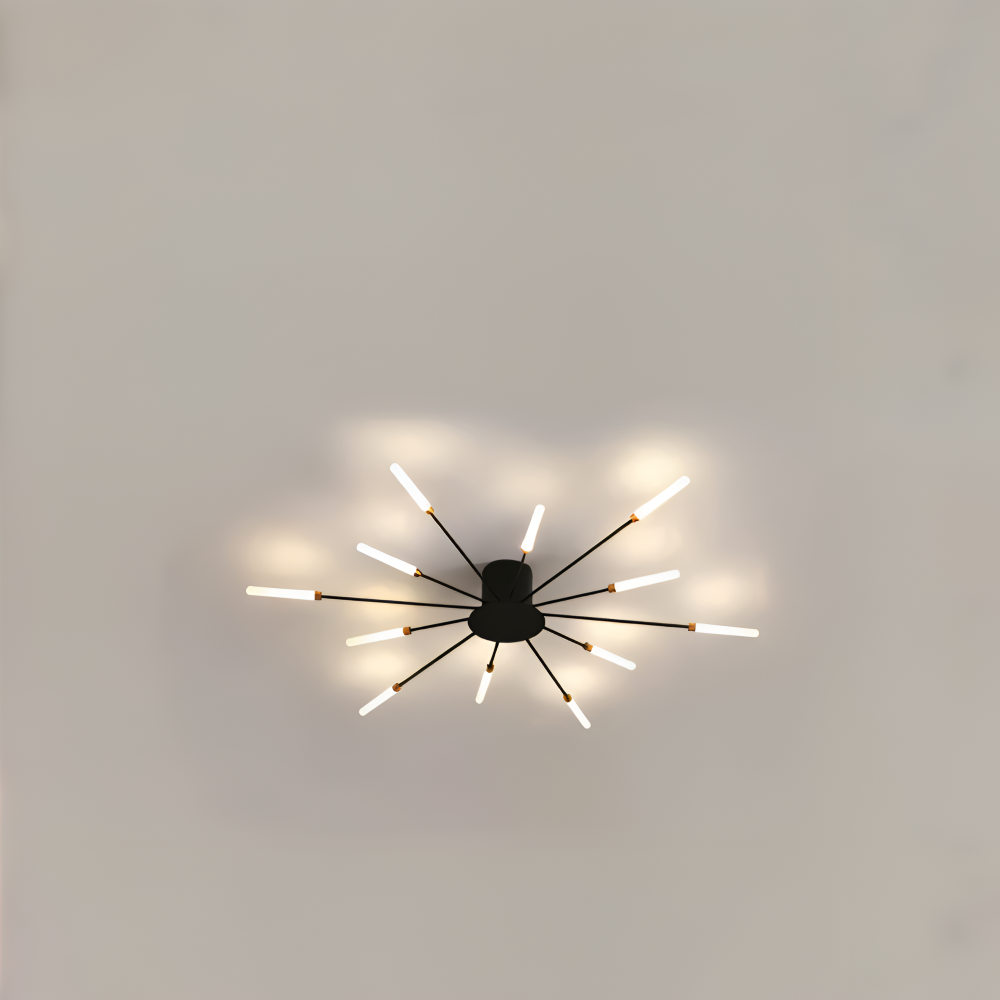 SpiraBright - Luxuriöses Feuerwerk Design Nordische LED Deckenleuchte