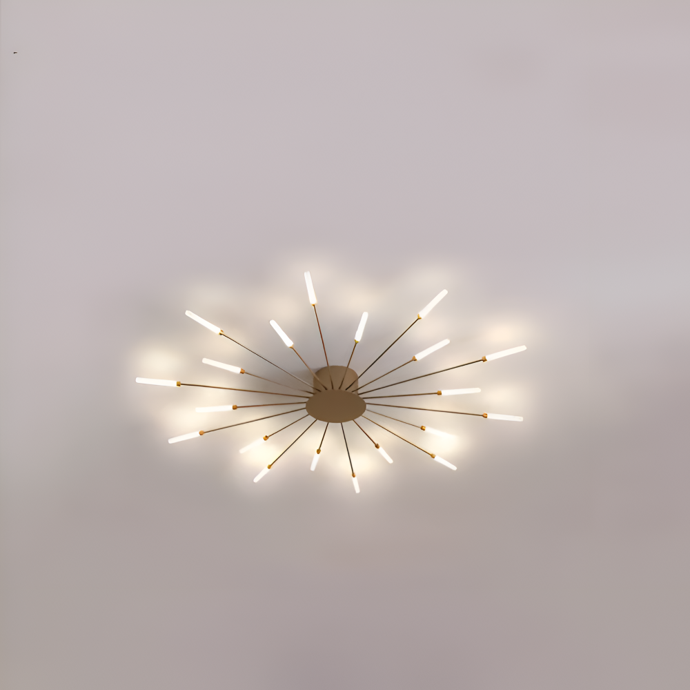 SpiraBright - Luxuriöses Feuerwerk Design Nordische LED Deckenleuchte