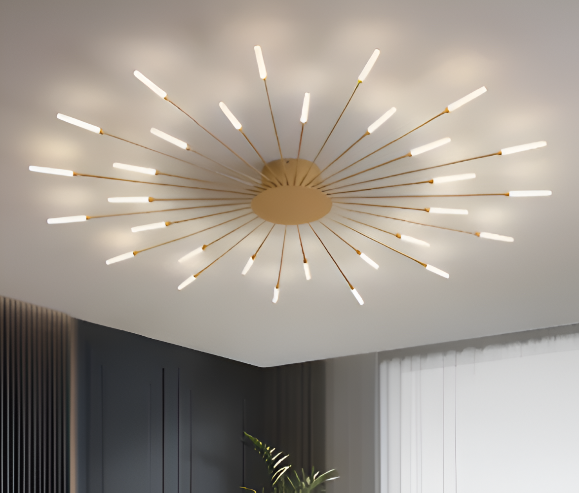 SpiraBright - Luxuriöses Feuerwerk Design Nordische LED Deckenleuchte