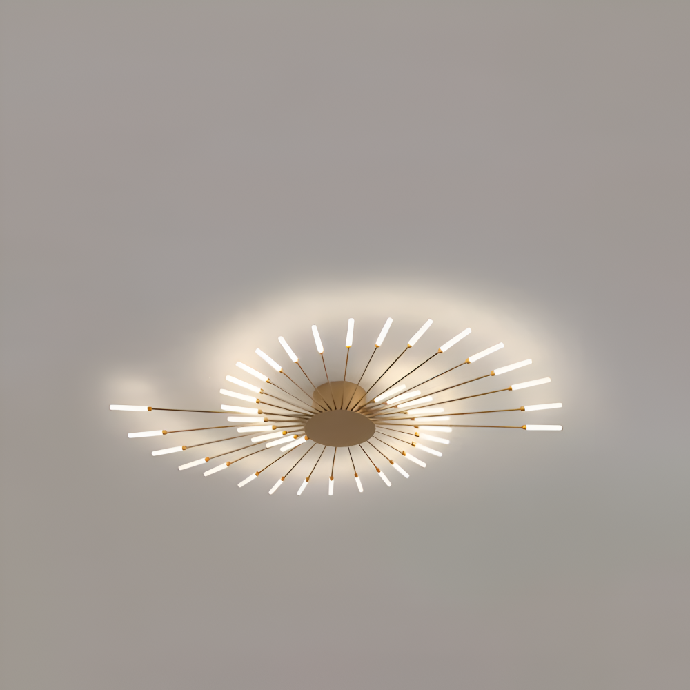SpiraBright - Luxuriöses Feuerwerk Design Nordische LED Deckenleuchte