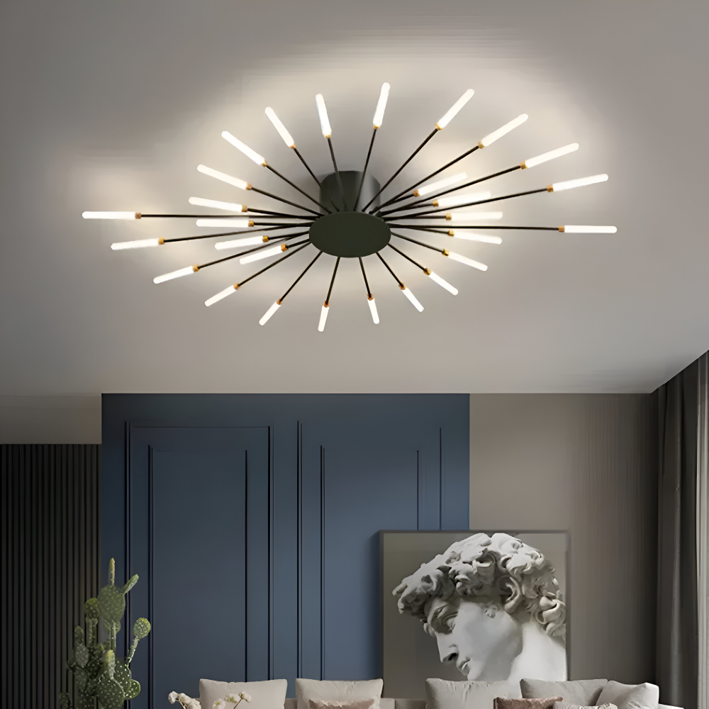SpiraBright - Luxuriöses Feuerwerk Design Nordische LED Deckenleuchte