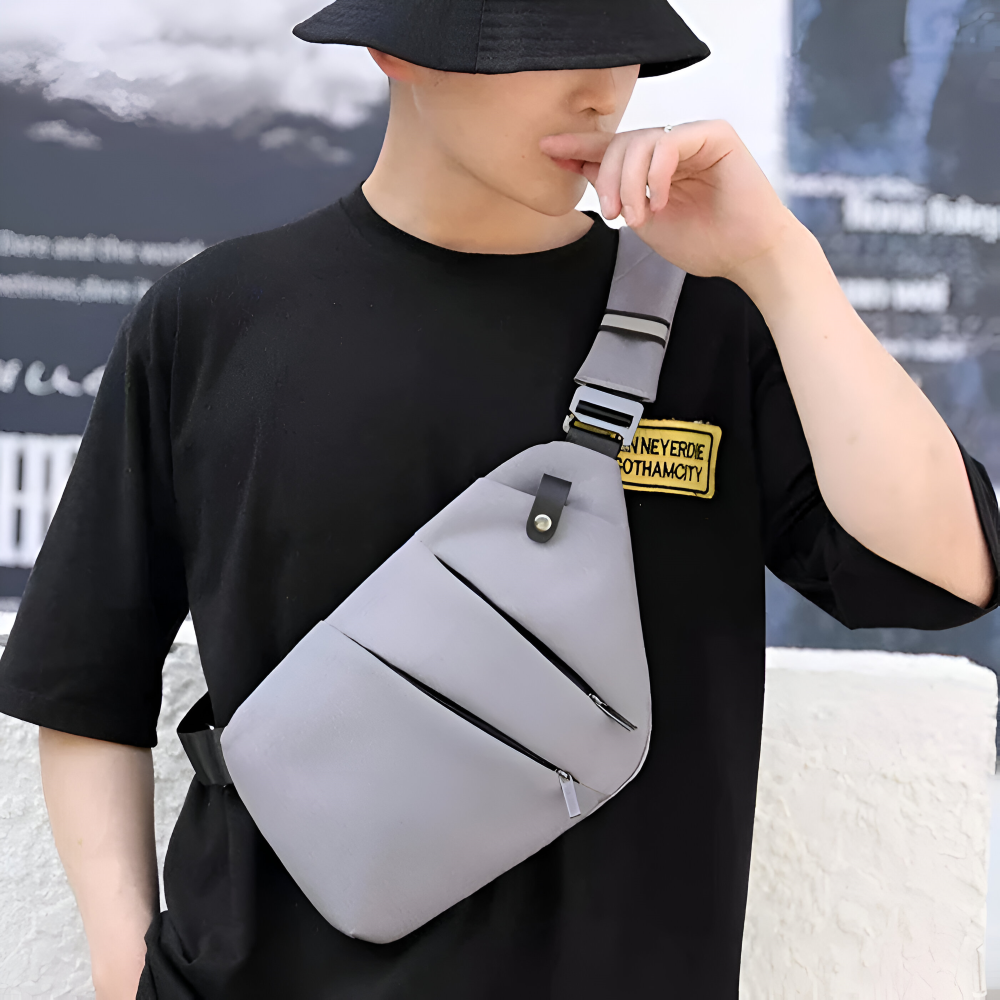 StealthGuard - Reisetasche - Anti-Diebstahl-Tasche für Reisen - Slim Sling Tasche