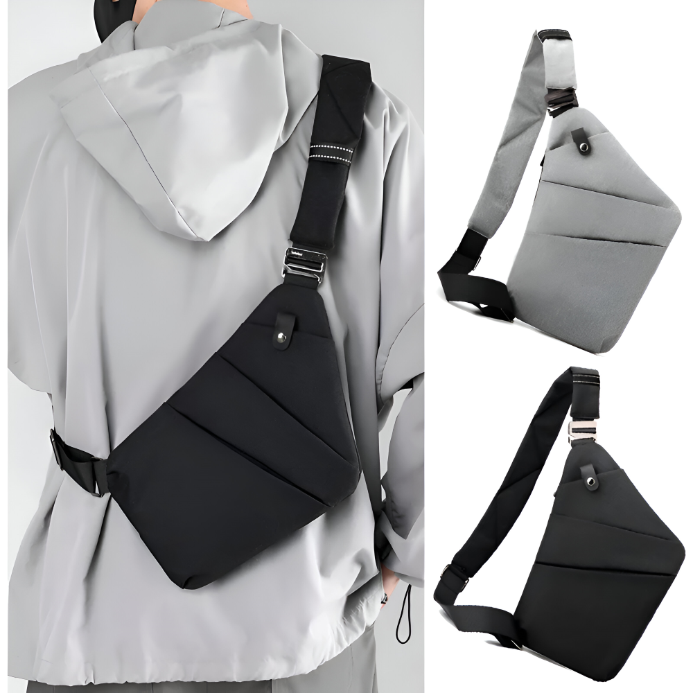 StealthGuard - Reisetasche - Anti-Diebstahl-Tasche für Reisen - Slim Sling Tasche