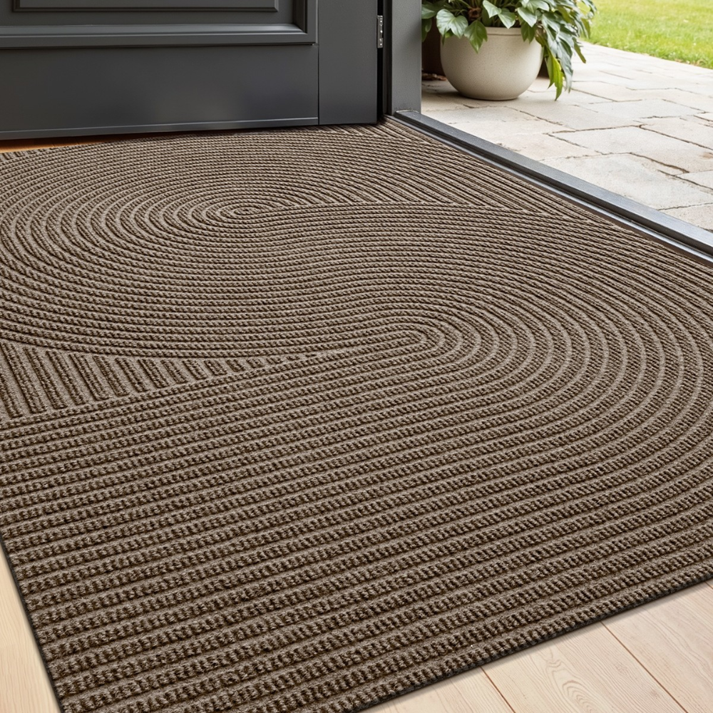 Wasserabsorbierende Schmutzfangmatte Rutschfest Fußmatte für Eingang Flur Terrasse Innen Außen