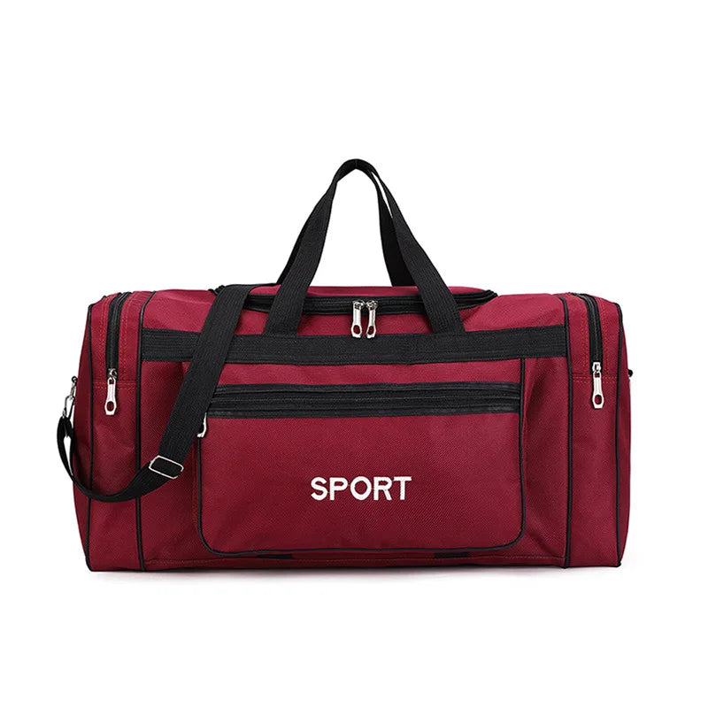Stylische Nylon Reisetasche - Große Kapazität Schwarz Wochenendtasche 10