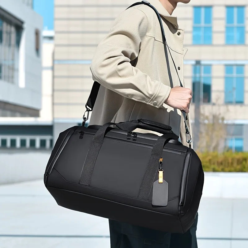 Stylische Sporttasche Damen - Geräumige Reisetasche in Schwarz für Übernachtungen 1