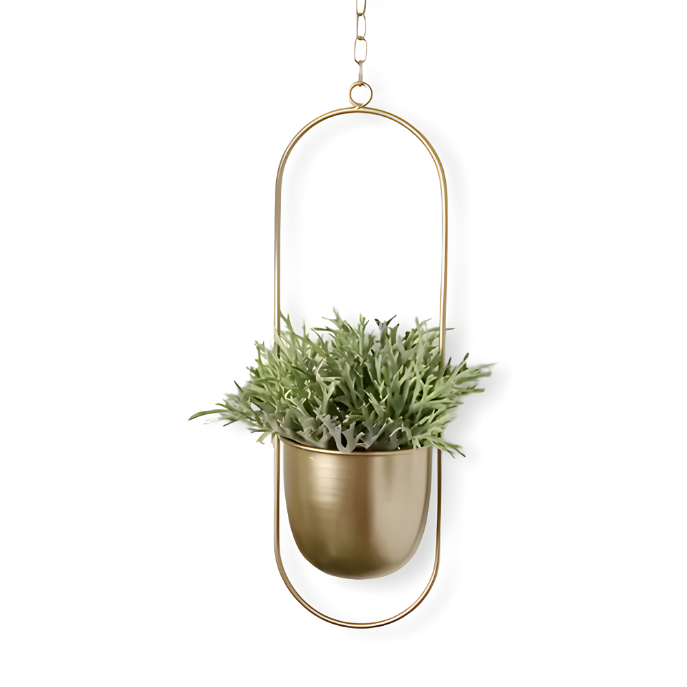 Stilvoller Minimalistischer Hängeblumentopf für moderne Wohnkultur