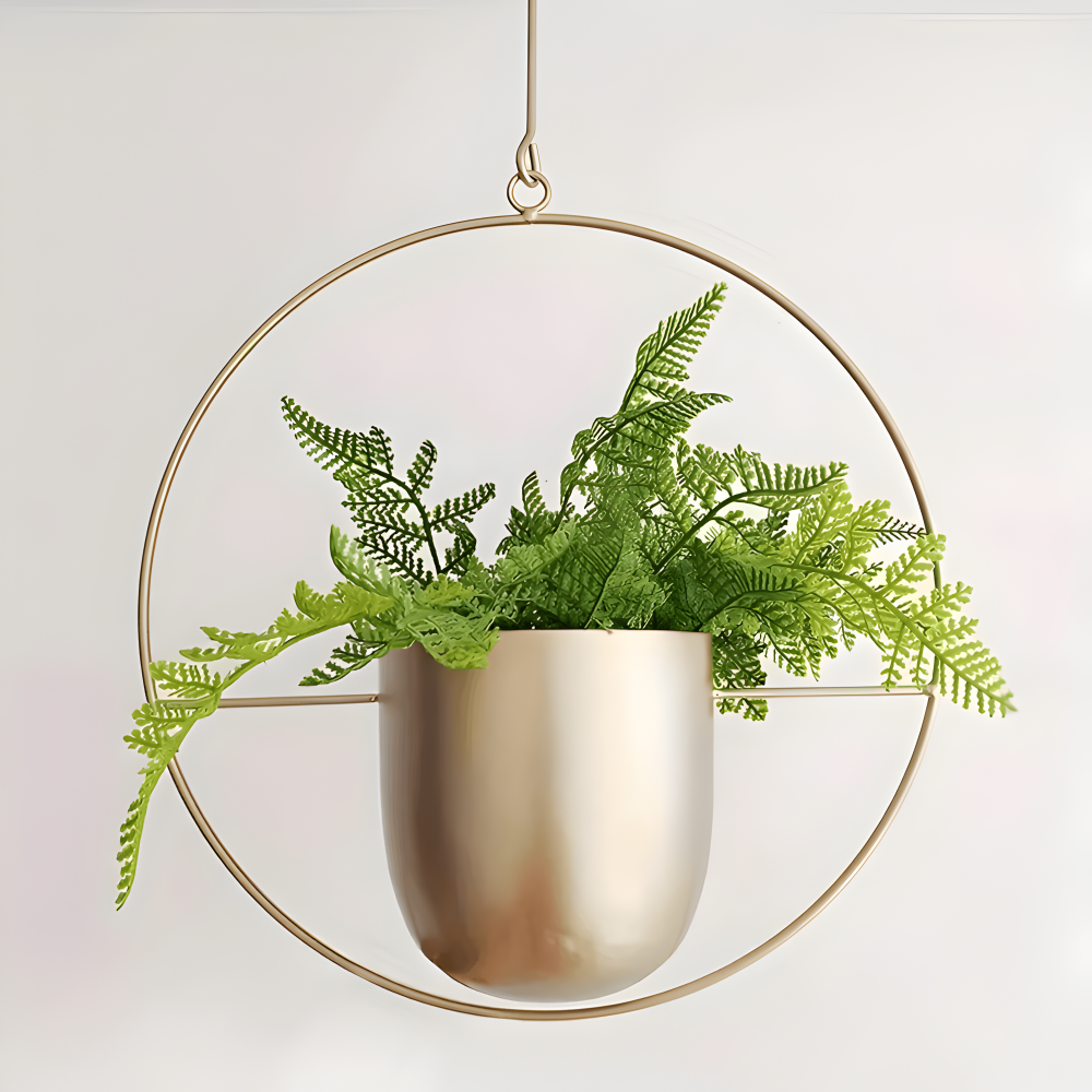 Stilvoller Minimalistischer Hängeblumentopf für moderne Wohnkultur