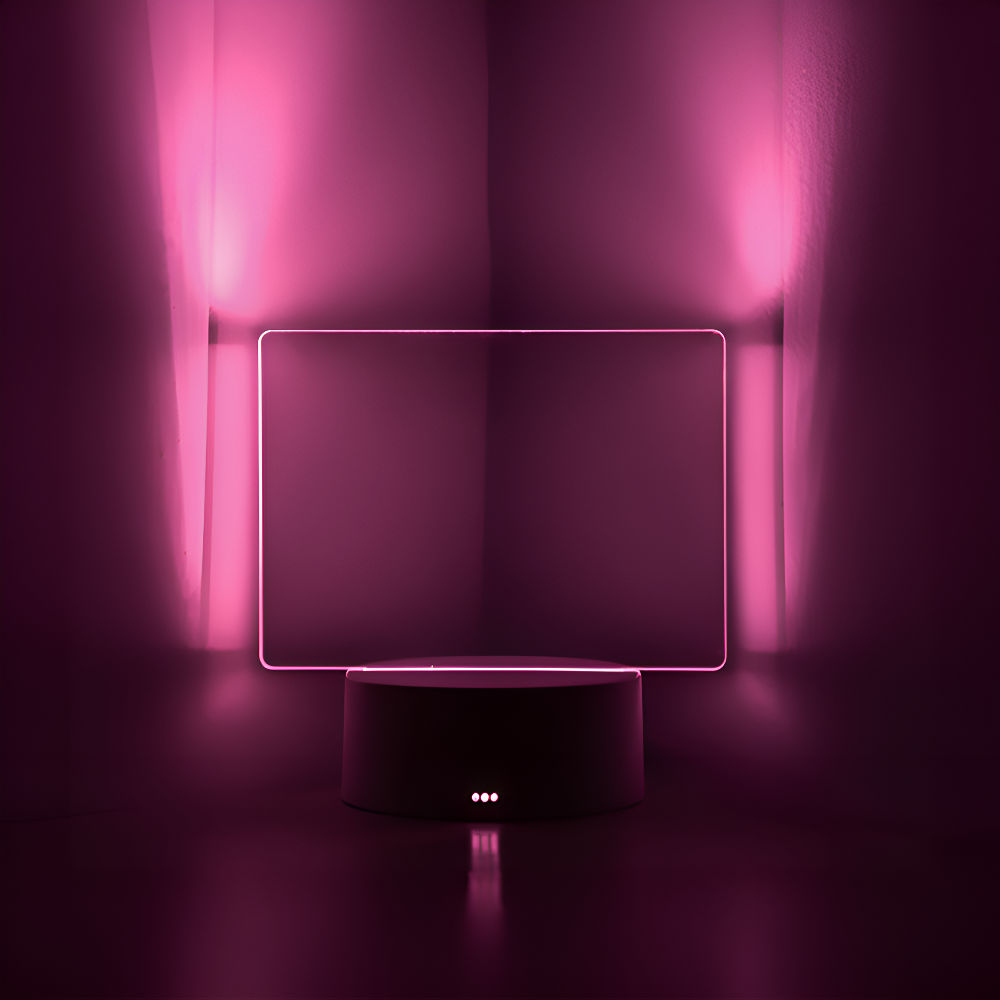 SuperBoard Nachtlicht - Digitale, Wiederbeschreibbare Tafel-Lampe