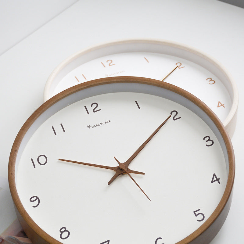Timber Wanduhr Modern | Massivholz, 30 cm, Zeitloses Design 4