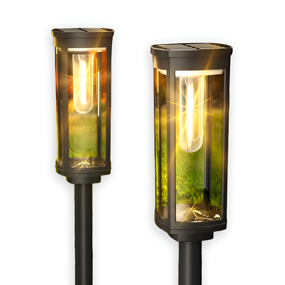TorchDazz Solarlampe - 2/4/8-teilige Wasserdichte Solarlampe Garten - LED Gartenbeleuchtung
