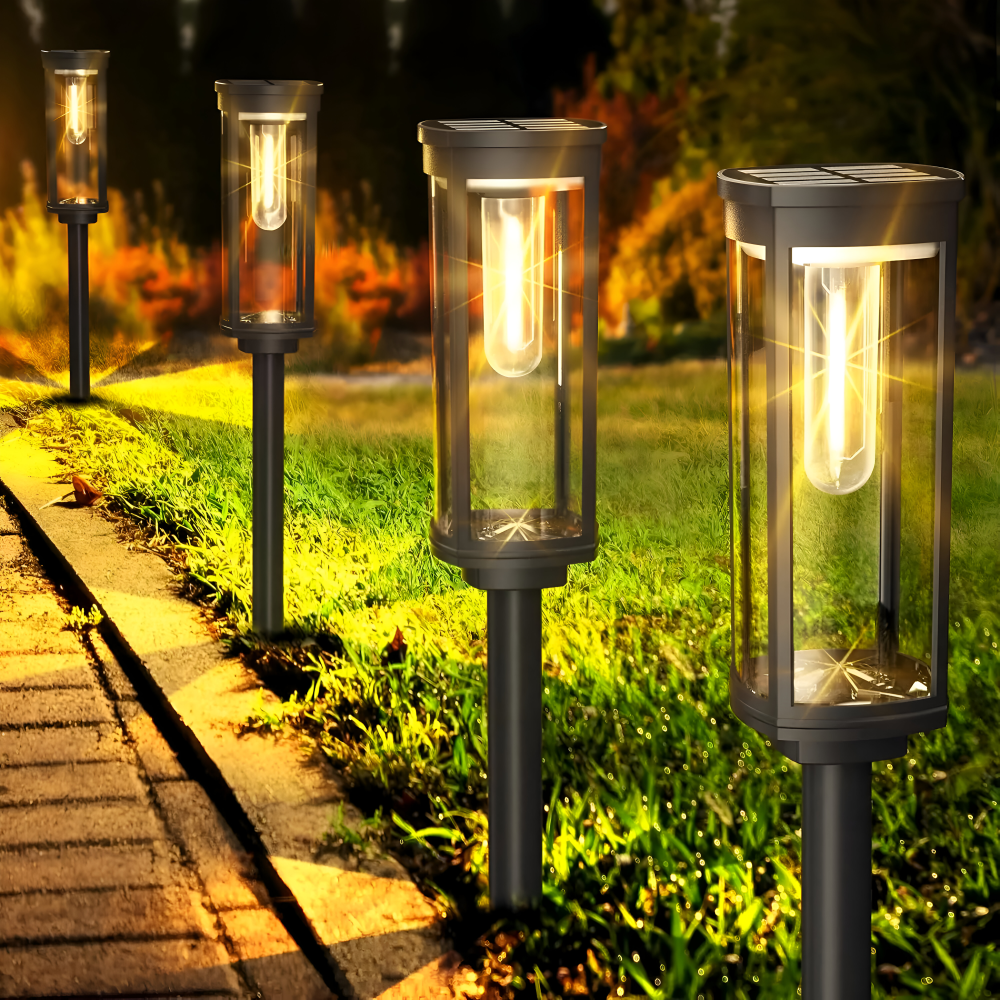 TorchDazz Solarlampe - 2/4/8-teilige Wasserdichte Solarlampe Garten - LED Gartenbeleuchtung