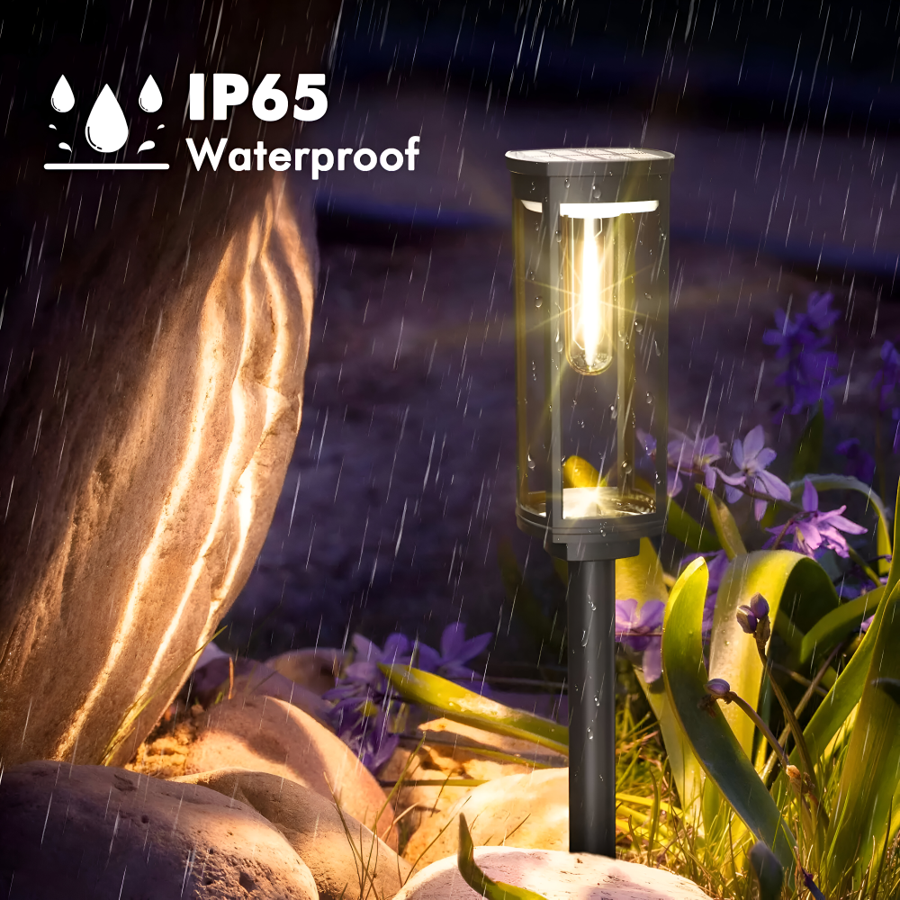 TorchDazz Solarlampe - 2/4/8-teilige Wasserdichte Solarlampe Garten - LED Gartenbeleuchtung