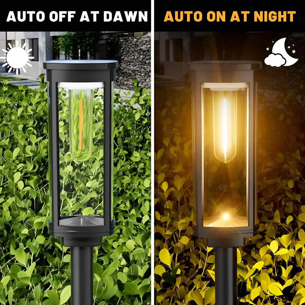 TorchDazz Solarlampe - 2/4/8-teilige Wasserdichte Solarlampe Garten - LED Gartenbeleuchtung