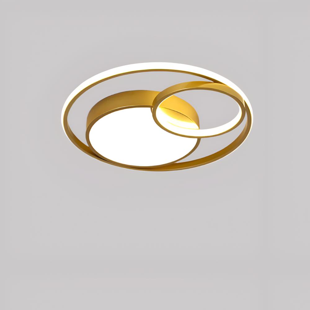 TriCircula Deckenleuchte - Moderne Runde Dimmbare LED Deckenleuchte