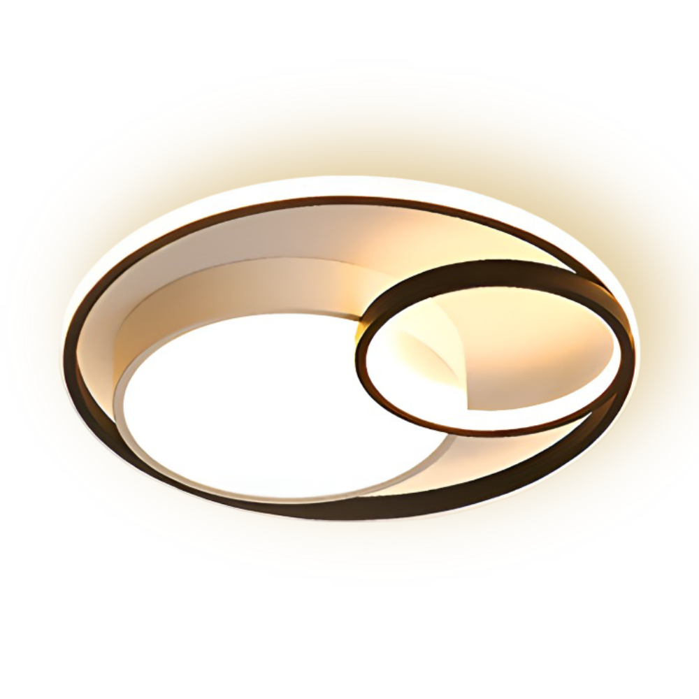 TriCircula Deckenleuchte - Moderne Runde Dimmbare LED Deckenleuchte