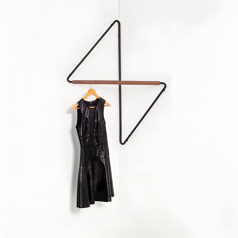 Triad Garderobenständer -  Geometrische Mehrzweck Garderobe aus Metall