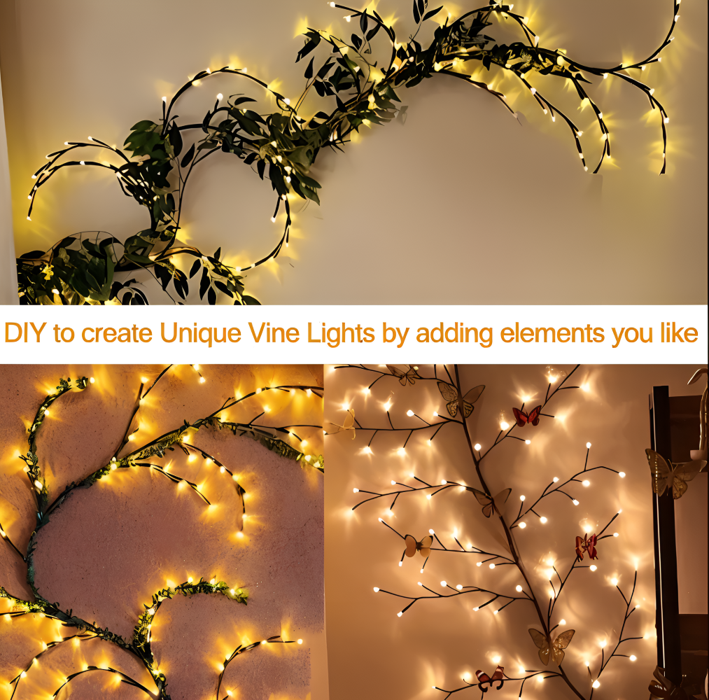 TwinkVine - DIY Biegsame Baumzweig Weihnachtsbeleuchtung