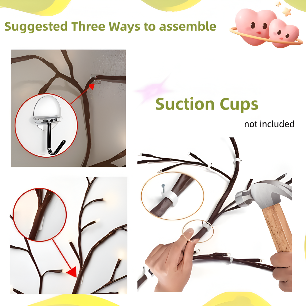 TwinkVine - DIY Biegsame Baumzweig Weihnachtsbeleuchtung