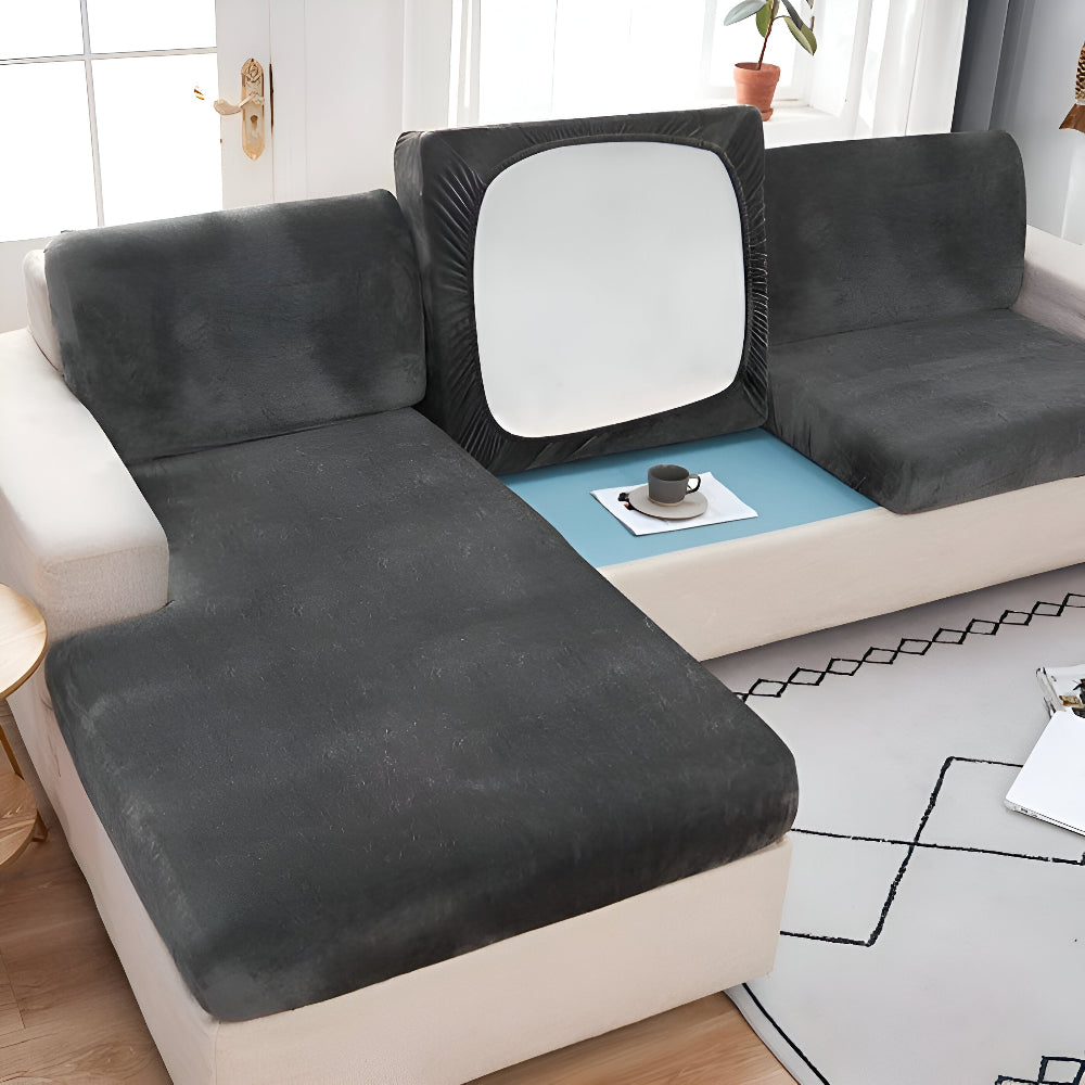 Velvet Sofabezug - Glatter Ultra-Stretch Sofabezug