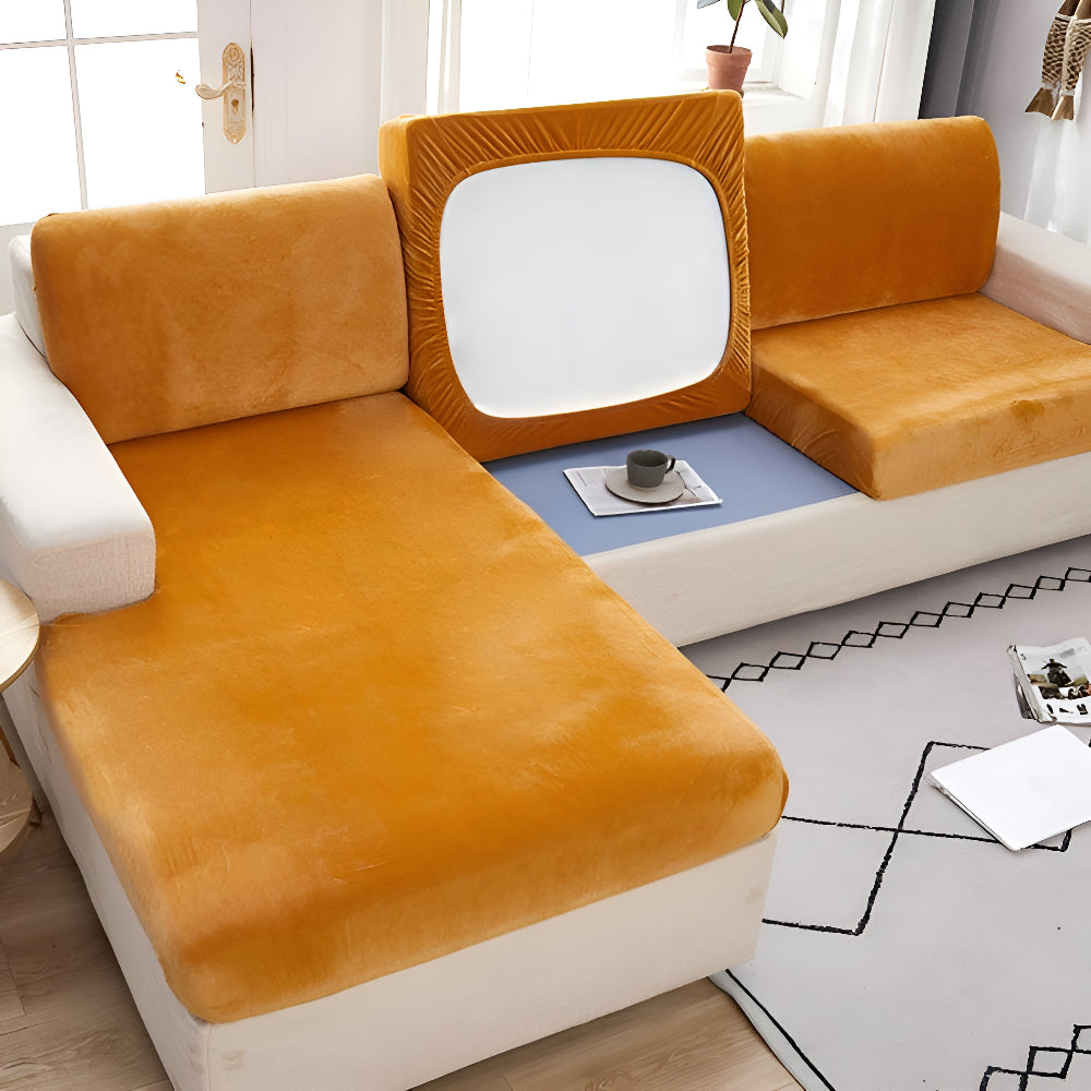 Velvet Sofabezug - Glatter Ultra-Stretch Sofabezug