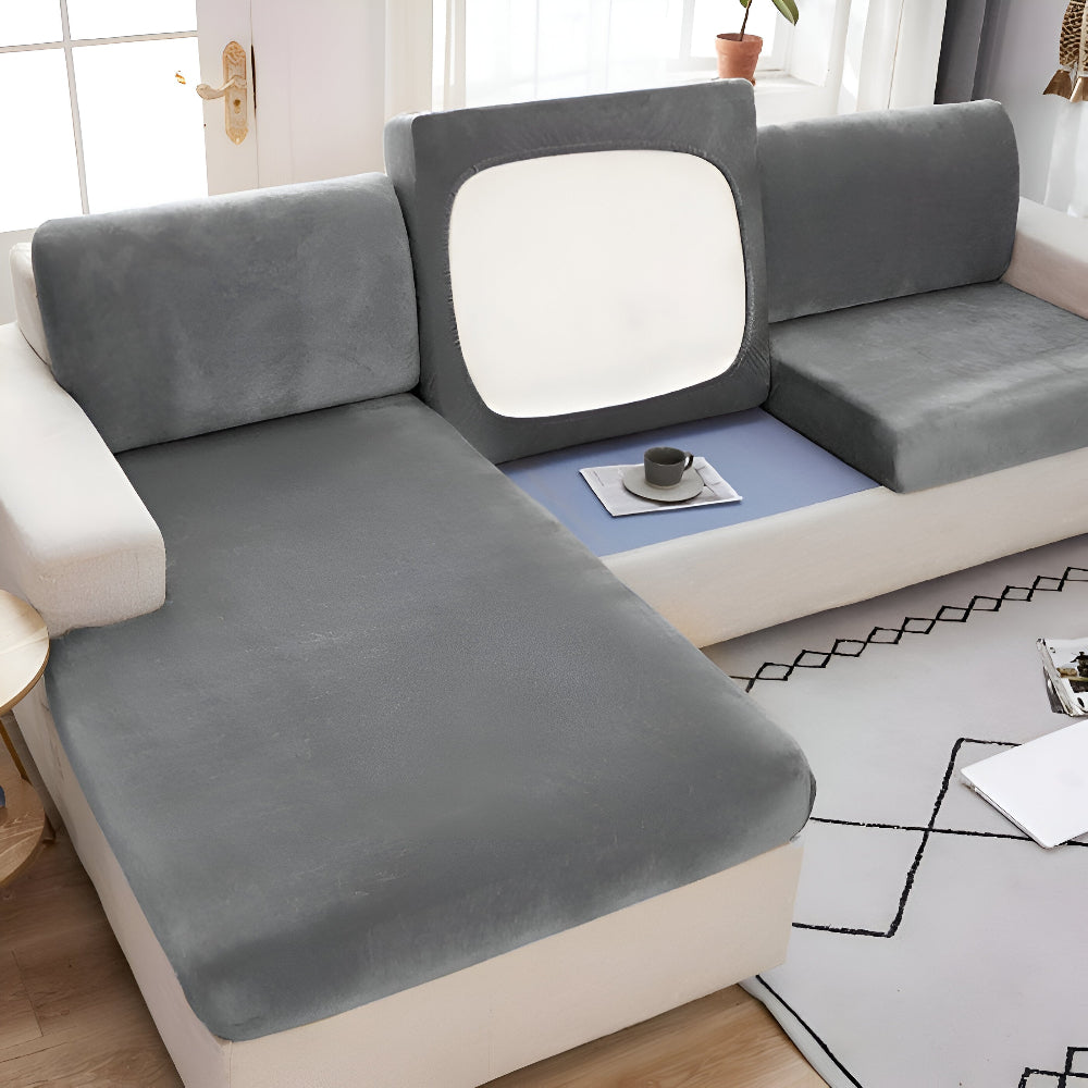 Velvet Sofabezug - Glatter Ultra-Stretch Sofabezug
